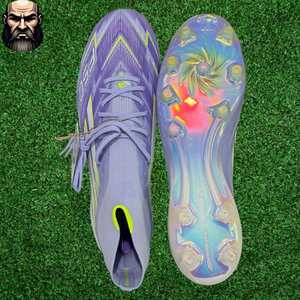 Adidas F50 Sparkfusion Elite Mid FG AG Soccer Cleats JH7648 Women's Size 8.5